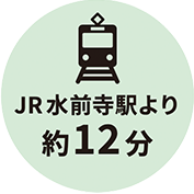 JR水前寺駅より約12分